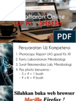 Pendaftaran LSP-P1 SMAKBO Klaster Mikrobiologi PDF