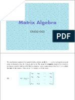 I L B Matrix Algebra: Page 274 (1) Page 274