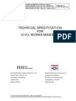 Civil Works Masonry Specification