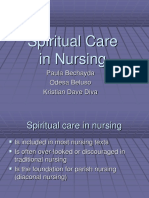 Nursing Role in Spiritual Care