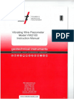 Vibrating Wire Piezometer Model VW2100 - Instruction Manual