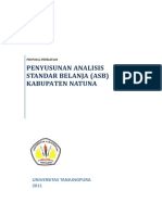 Penyusunan Analisis Standar Belanja STG