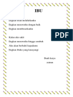 Ibuku Sayang Engkau Telah Melahirkanku Engkau Merawatku Dengan Baik Engkau Membesarkanku