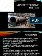 Non-Destructive Testing