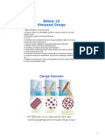 Ders 15 Kimyasal Denge PDF