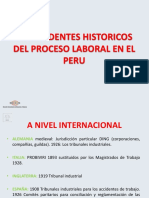 Antecedentes Derecho Laboral Peru