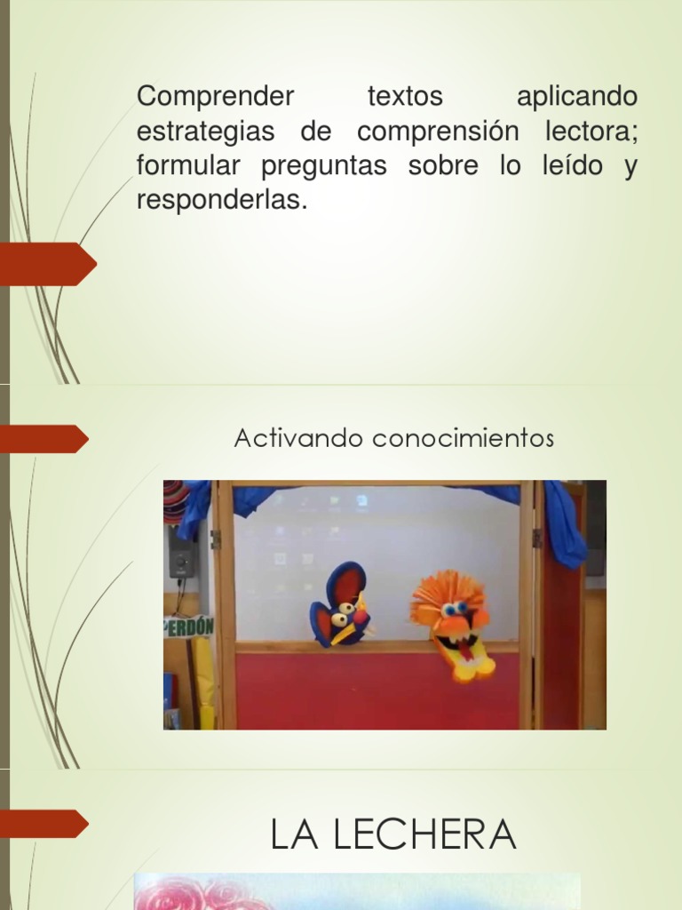 Comprender Textos Aplicando Estrategias de Comprensión Lectora | PDF ...