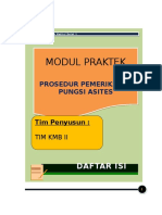 Contoh Modul KMB II Pungsi Asites