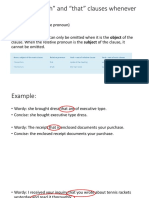 3) Omit "Which" and "That" Clauses Whenever Possible