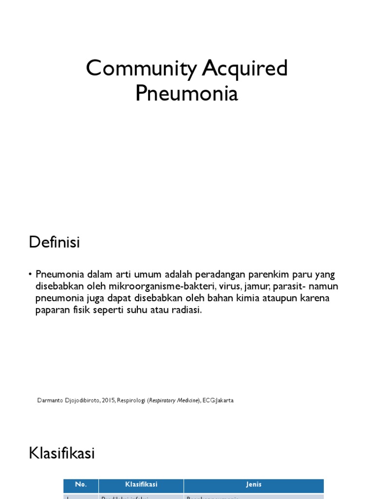 Community Acquired Pneumonia | PDF