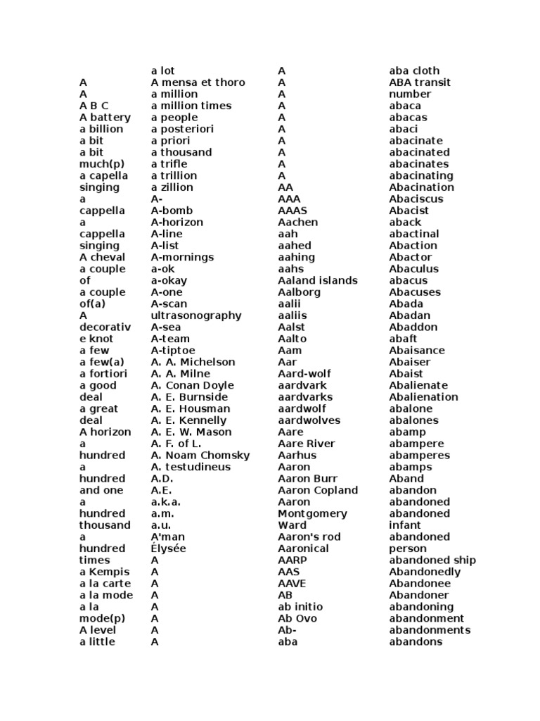 Reci A Abdomen Nature