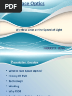 Download Presentation on Free Space Optics by Aditya Kumar Sahu SN36807388 doc pdf