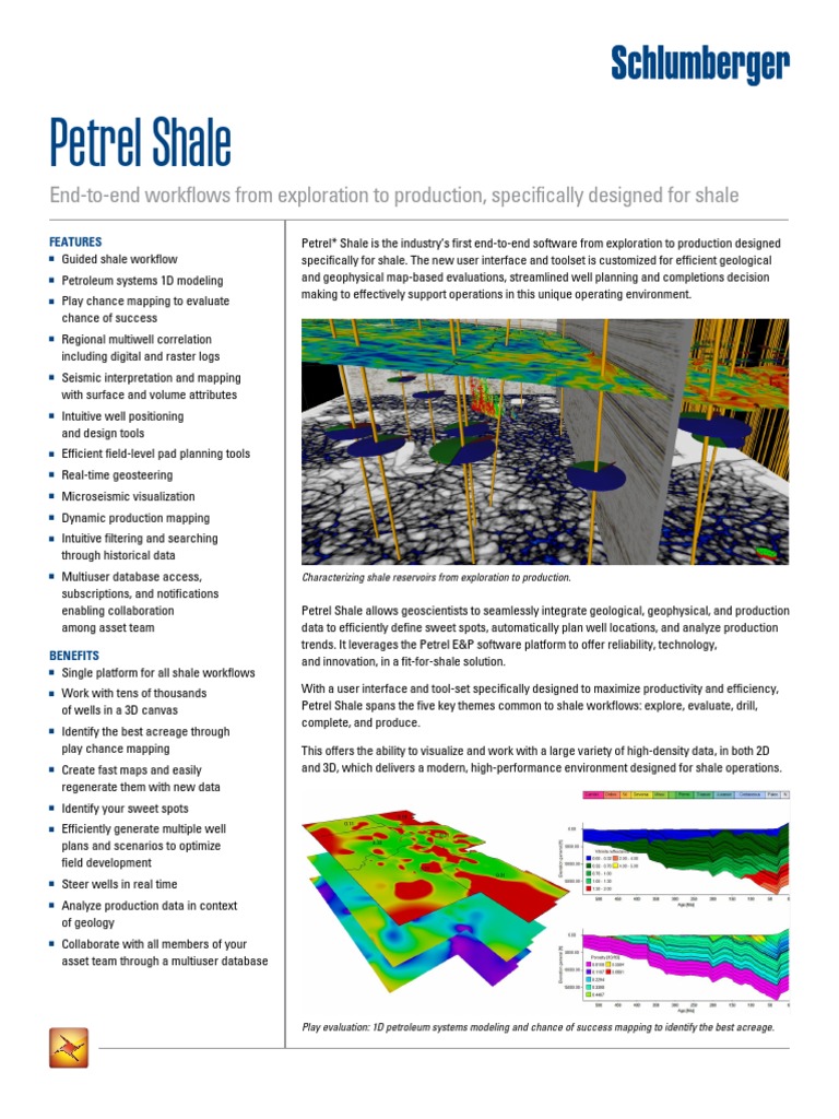 Petrel Shale | PDF | Petroleum Reservoir | Simulation