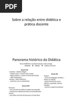 Sobre a relação entre didática e prática docente-31 de agosto