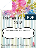 Teacher's Planner Guide