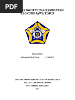 Download Analisis Swot Dinas Kesehatan Provinsi Jawa Timur by Kartiko RusHadi SN368084855 doc pdf