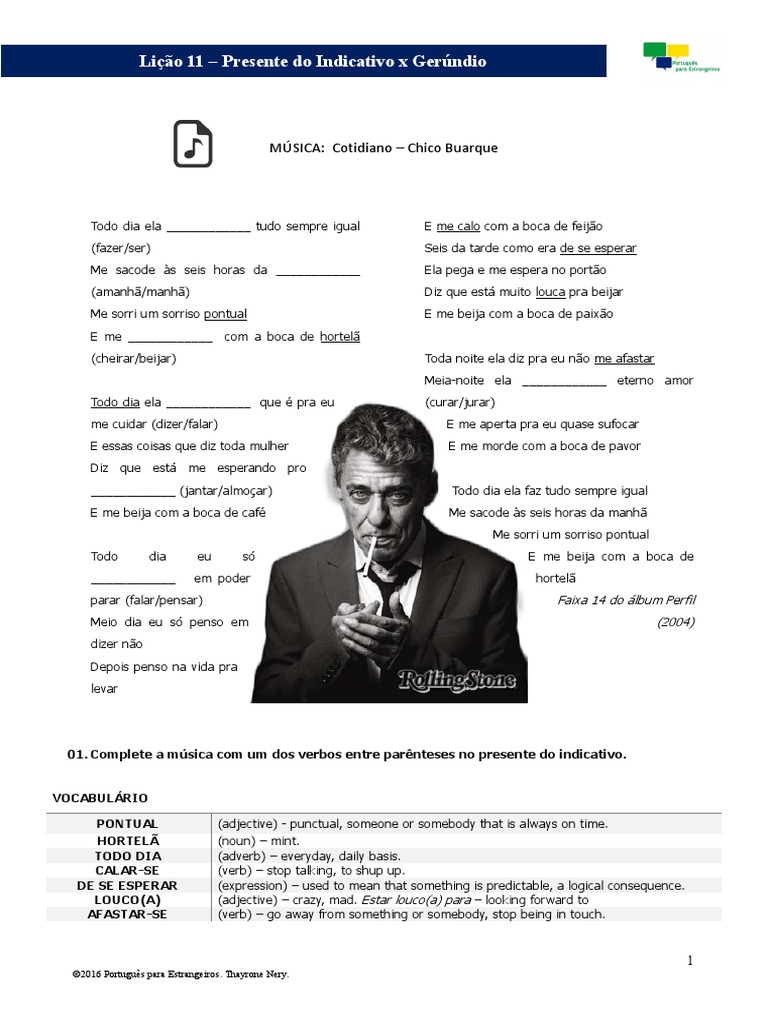 Cotidiano Chico Buarque Letra wishqatar org