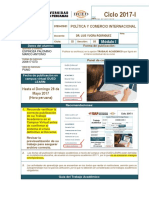 Politica y Comercio Internacional Desarrollado