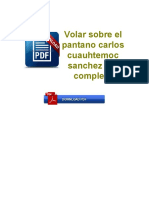 Volar Sobre El Pantano Carlos Cuauhtemoc Sanchez PDF Completo