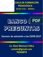 Banco de Preguntas - Esfm - 2018