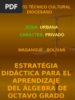 6594454 Estrategia DidActica Para El Aprendizaje Del Algebra