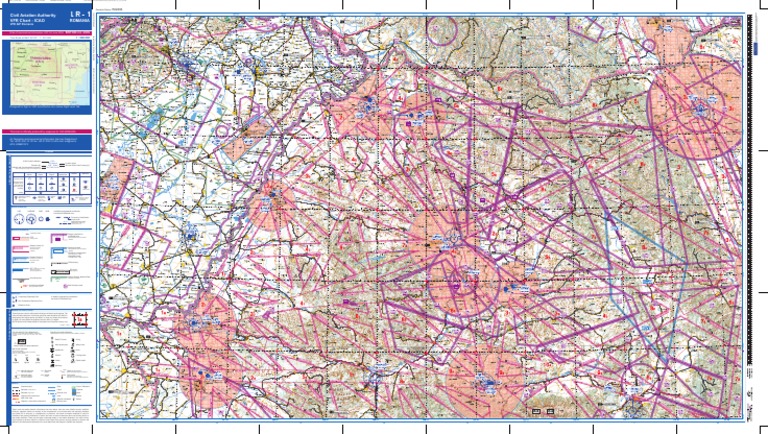 VFR Chart ICAO LR 1 ROMANIA PDF | PDF | Visual Flight Rules | Sea Level