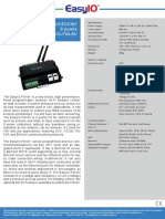 EasyIO Wi-Fi Controller 8 Points Easy IO FW 8V PDF