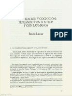  Visualización y Cognición Latour Bruno (1998)