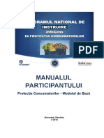 Manualul Participantului: Protec Ia Consumatorilor - Modulul de Baz
