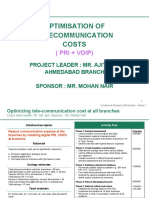 Optimisation of Telecommunication Costs: (Pri + Voip)