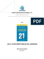 Taller 21 Leyes Liderazgo