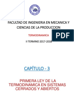 teoria sobre primera ley de termodinamica