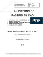 Rastreabilidad Bioprocesados 17 Nov 2017