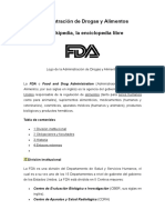 Administración de Drogas y Alimentos - FDA-USA