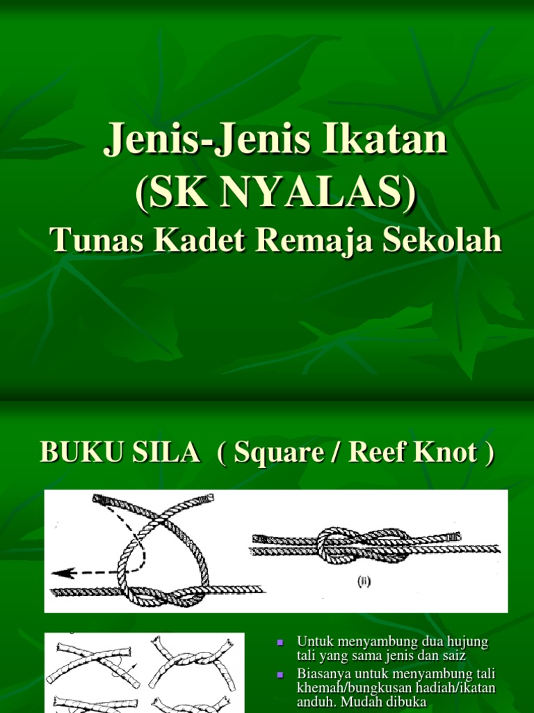 Jenis Jenis Ikatan Knots Pdf