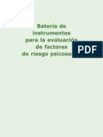 Instrumentos Para La Evaluación de Factores de Riesgo Psicosocial