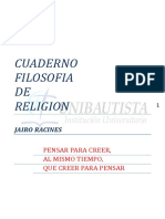 Filosofia de La Religion 2013 B