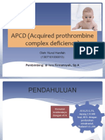 APCD (Acquired Prothrombine Complex Deficiency) PRESKAS