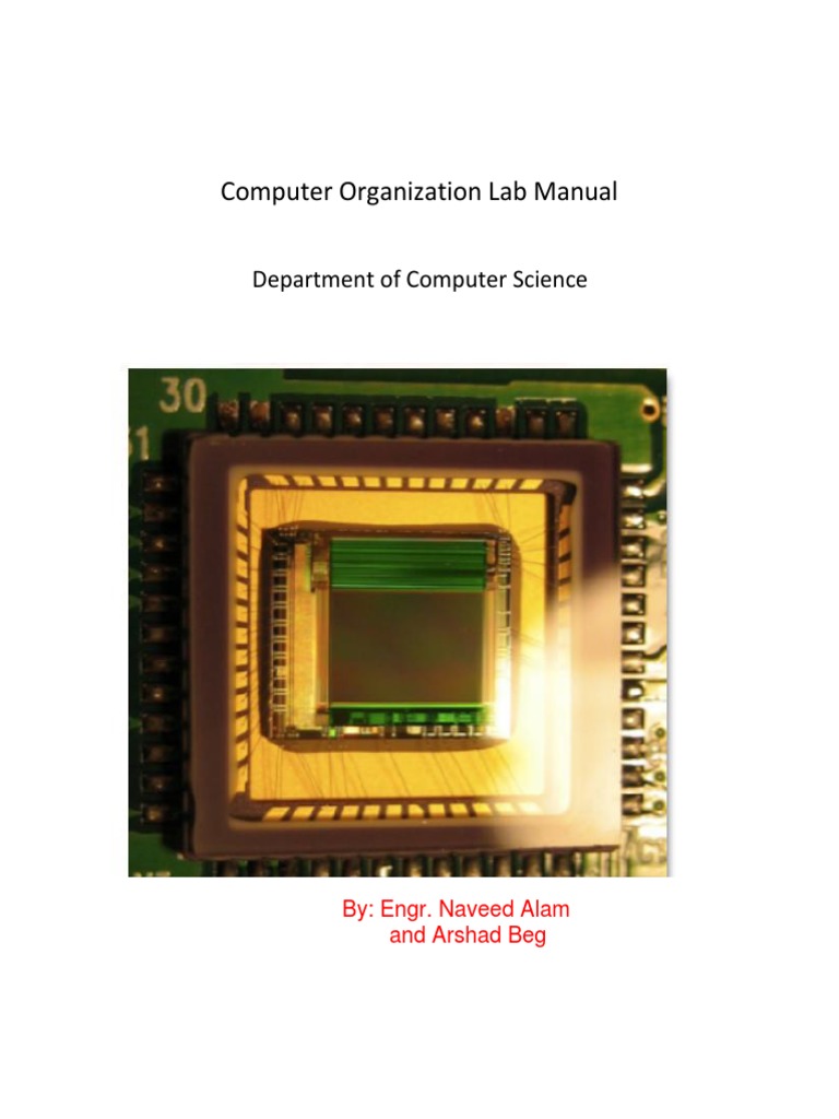 Computer Organization Lab Manual | PDF | Assembly Language | Office ...