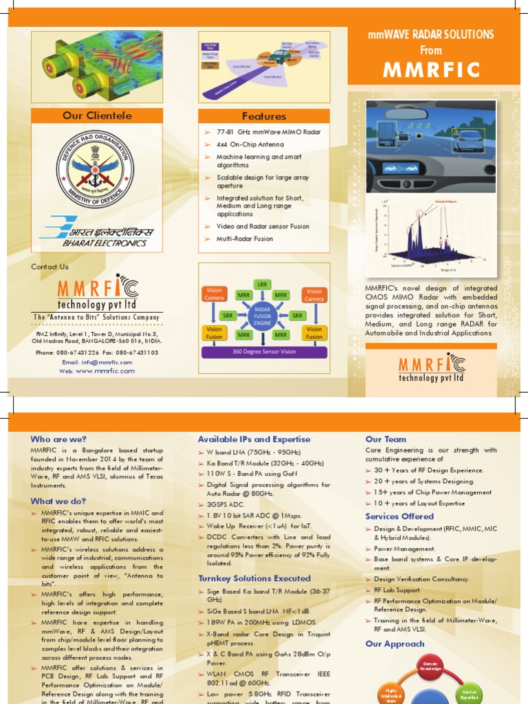 Mmrfi Flyer A4-Aa | PDF | Extremely High Frequency | Radar
