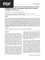 Download Pemanfaatan Rainwater Harvesting Pemanenan Air Hujan Berbasis LID by Fasdarsyah Fas SN368109714 doc pdf