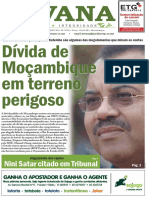 Dívida de Moçambique entra em zona arriscada segundo The Economist