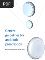 General Guidelines for Antibiotic Prescription