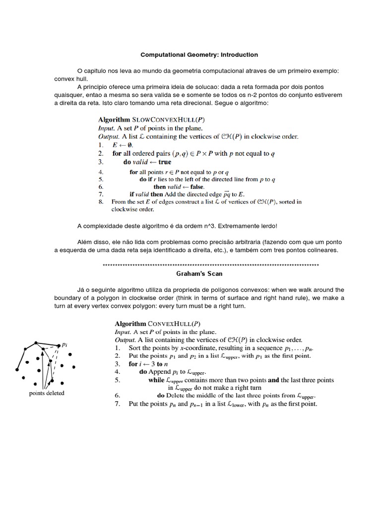 Introduction to Computational Geometry | PDF | Classical Geometry ...