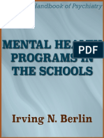 Mental Health Programs in The Schools