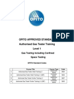 Authorised Gas Tester Training