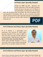 Dr R K Sharma and Primus Super Speciality Hospital