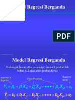 Model Regresi Linear Berganda33
