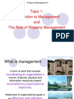 Topic 1 Introduction To Property Management