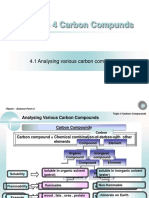 Chapter 4 - Analysing Various Carbon Compounds